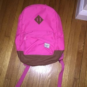Herschel Supply Co heritage neon pink backpack